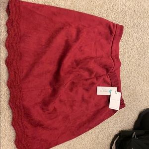 Brand  new suede skirt